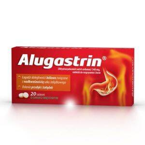 Alugastrin tabl. 0,34 g 20 tabl.