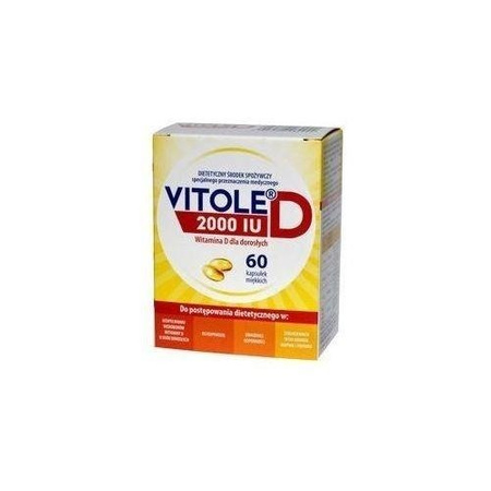 Vitole D 2000 IU kaps.miękkie 2000I.U. 60szt