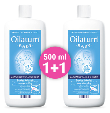 OILATUM BABY Emulsja zestaw 2x500 ml