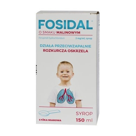 Fosidal malinowy syrop 2mg/ml 150ml