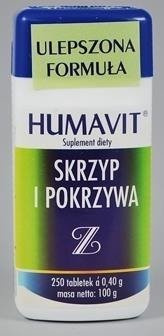 Humavit Z drożdze piw.skrz/pokrz.x 250tabl