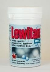 Lewitan MOL tabletki z melisą 100g 