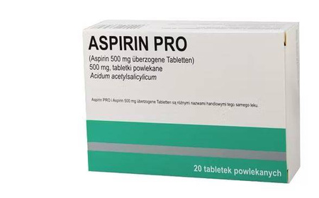 Aspirin Pro tabletki powl.500mg*20