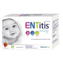 ENTitis Baby sm.truskawkowy proszek 30 saszetek