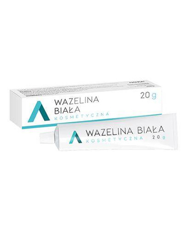 Wazelina biała kosmetyczna krem, 20g