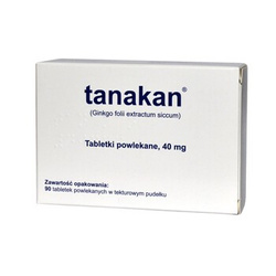 Tanakan 40 mg, 90 tabletki powlekane import