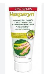 Hesperyn Rozgrzewający Żel do nóg 120ml Data ważności 2026.02.28