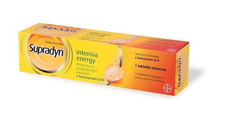 Supradyn Intensia Energy, 15 tabletek musujących