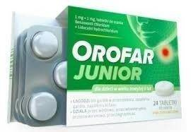 Orofar Junior, 24 tabletki do ssania