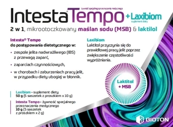 Intesta Tempo + Laxibiom saszetki 10 sztuk