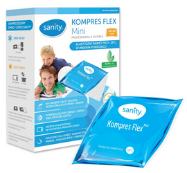 Kompres żelowy SANITY Flex Mini 10x10cm, 1 sztuka