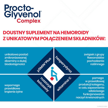 Procto-Glyvenol Complex 30 mg, 30 tabletek