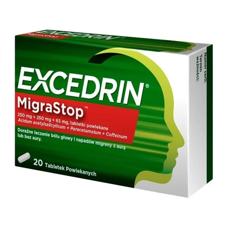 Excedrin Migra Stop tabletki powlekane 20 tabletek