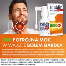 INALDIN Gardło MAX 3 mg/ml aerozol do stosowania w jamie ustnej, roztwór