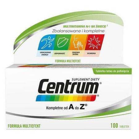 Centrum kompletne od A do Z Formuła Multiefekt, 100 tabletek