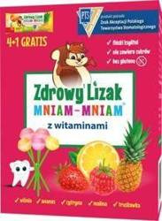 Zdrowy Lizak Mniam-Mniam z witaminami 4 szt.+1 gratis