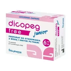 Dicopeg Junior Free proszek 5g, 14 saszetek 