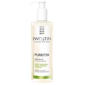 IWOSTIN Purritin Aktywny żel do mycia twarzy z pompką, 300 ml 