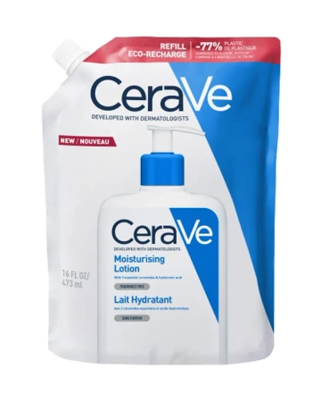 CeraVe Nawilżająca emulsja z ceramidami i kwasem hialuronowym w opakowaniu uzupełniającym 473 ml