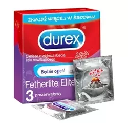 Prezerwatywy DUREX Fetherlite Elite Emoji, 3szt.