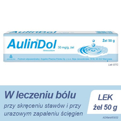 AulinDol żel 0,03 g/g 50 g (tuba)