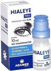 HIALEYE FREE Krople do oczu 0,2% x 10ml