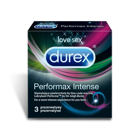 Prezerwatywy DUREX Performax Intense x 3szt.