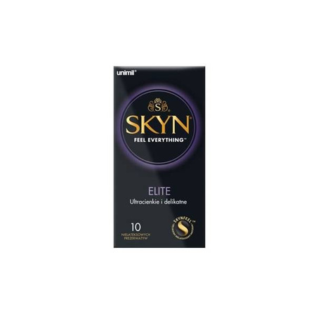 Prezerwatywy Unimil Skyn Elite, nie lateksowe, 10 sztuk
