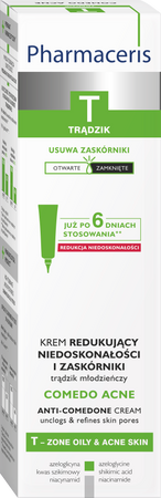 PHARMACERIS T COMEDO ACNE Krem przeciw zaskórnikom, 40ml