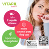 VITAPIL® beauty – na gładkie i lśniące włosy, z biotyną, bambusem i kwasem hialuronowym, 30 kapsułek