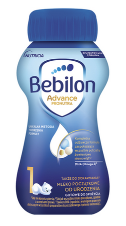 Bebilon 1 Advance Pronutra, mleko początkowe od urodzenia, 200 ml  