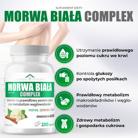 Domowa Apteczka Morwa Biała Complex 200szt