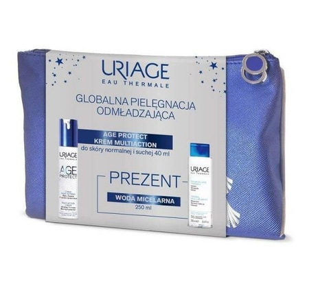 URIAGE Zestaw AGE PROTECT Krem 40ml + Woda micelarna 250ml