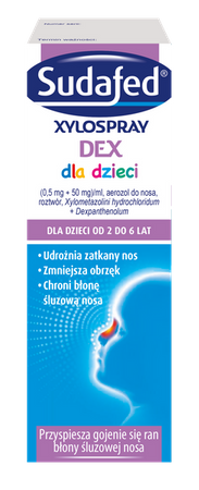 Sudafed Xylospray DEX Kids aerozol 10 ml, 