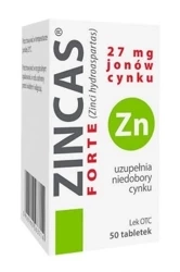 Zincas forte 50 tabletek