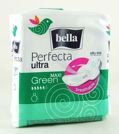 Podpaski BELLA PERFECTA ULTRA GREEN Maxi 8szt