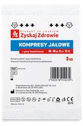 Zyskaj Zdrowie Kompresy jałowe 17-nitkowe 8W 10 cm x 10 cm 3 szt.