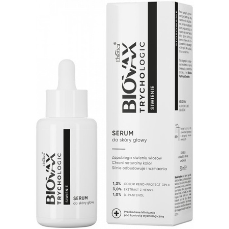 BIOVAX Trychologic Siwienie - Serum do skóry głowy, 50 ml