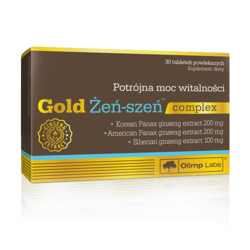 OLIMP Gold Żeń-szeń complex , 30 tabletek powlekanych