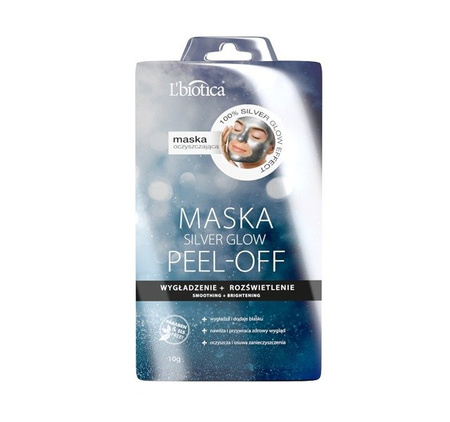 L'BIOTICA PEEL- OFF Maska Silver Glow 10g