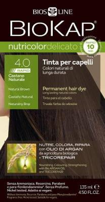 BIOKAP NUTRICOLOR DELICATO 4.0 rapid, Brąz 135ml