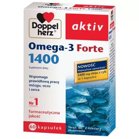 Doppelherz Aktiv Omega3 Forte x 60 kaps.
