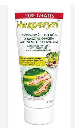 Hesperyn Rozgrzewający Żel do nóg 120ml