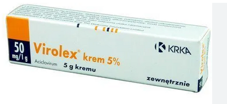 Virolex krem 0,05 g/g, 5 g