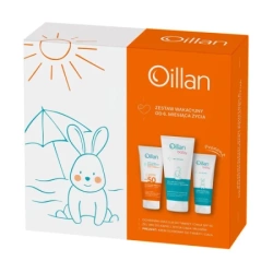 OILLAN Zestaw SUN Emulsja Ochronna, 100ml + Żel do Kąpieli, 200+ Krem Ochronny, 75ml