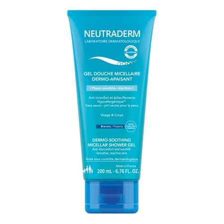 NEUTRADERM Dermo Łagodzący Micelarny Żel pod prysznic, 200 ml