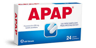 Apap tabletki 500mg, 24 tabletki