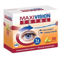 Maxivision Total 30 kapsułek data ważnosci 2025/02 