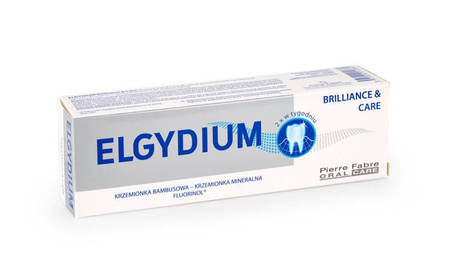 ELGYDIUM BRILLIANCE&CARE Pasta do zębów 30ml