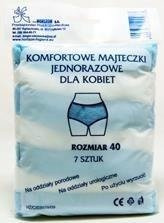 Majtki jednorazowe dla kobiet roz.40 7 szt.